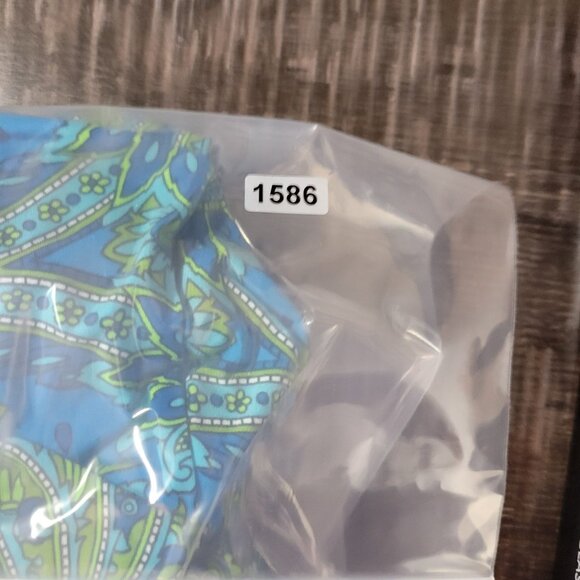 London Times Womens 10 Blue Green Paisley‎ Babydoll Y2K Boho Retro Midi Dress - Picture 10 of 10